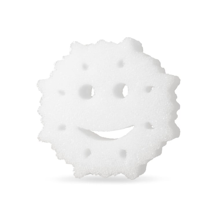 Angled view of white Snowflake Sponge